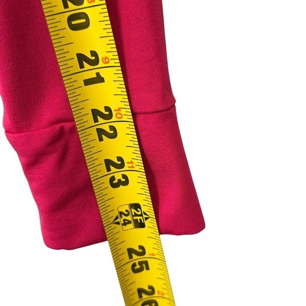 Adidas Climalite Jacket Womens Medium Pink Utility Warm Up Track Jacket Full Zip - Picture 4 of 9